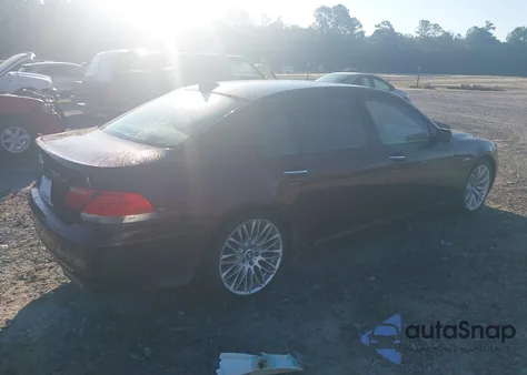 2008 BMW 750Li Li из США, поврежденный, VIN WBAHN83568DT77847